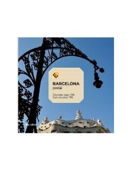 Gaudí Chocolate Postcard Passeig de Gracia Streetlights