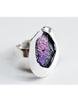 Modernist  Enamel Ring