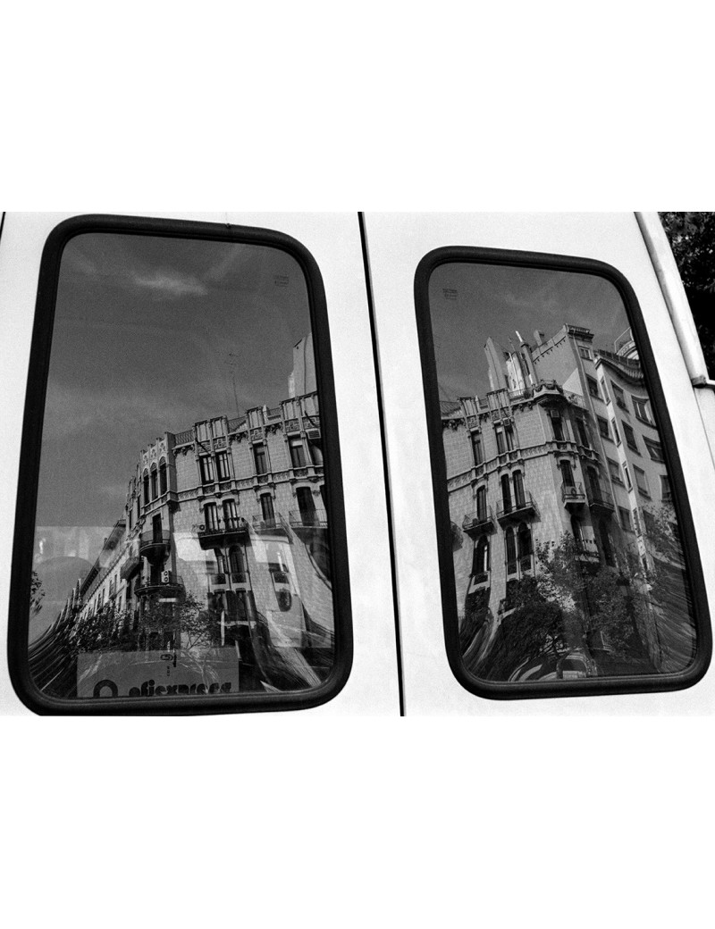 Photo Print Barcelona Street Reflexion