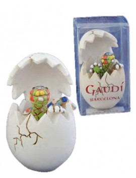 Lizar Egg Gaudi-Barcelona