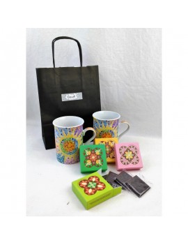 Gaudi Mugs & Choco Set