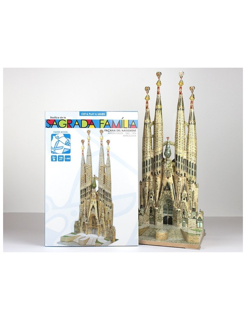 Holy Family GAUDI Barcelona Sagrada Família Handcraft DIY Card Paper Model Kit 
