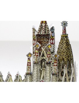 Postcard Paper Model Casa Batllo