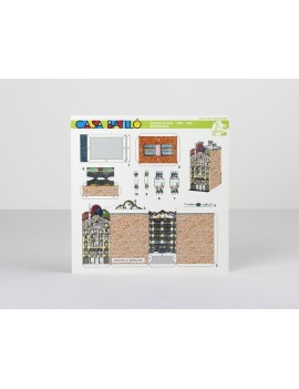 Postcard Paper Model Casa Batllo