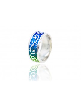 Colorful Modernist Ring 