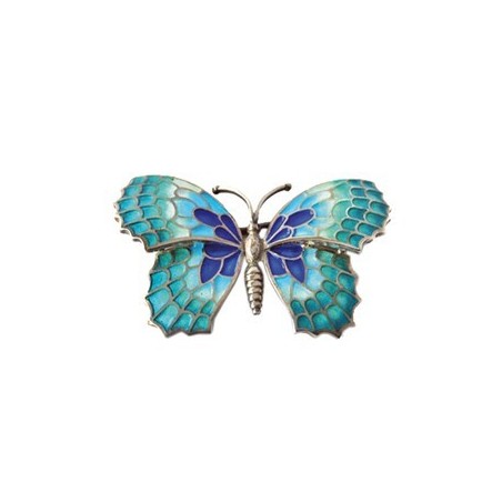 Turquoise Butterfly Pendant Gaudí