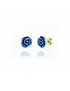 Blue Trencadís Snail-shaped Earrings