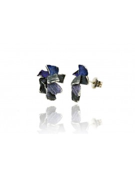 Summum Modernist Enamel Earrings