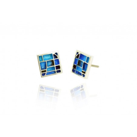 Earrings Gaudí Vitral Blue 