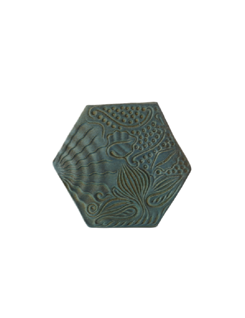 Gaudi Hexagonal Tile Magnet