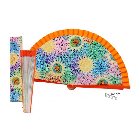 Gaudi Multicolor Fan