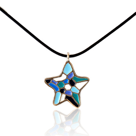 Gaudi Blue Star Pendant