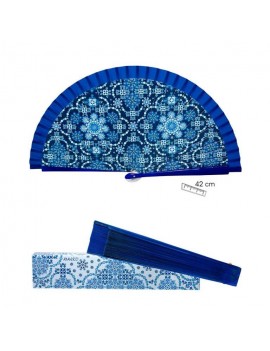 Ventall Gaudí Mosaic Blau