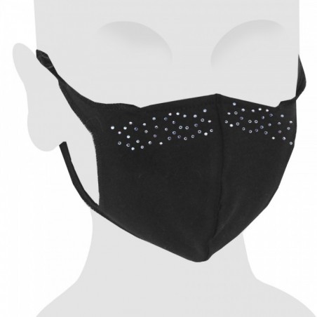 Elegance Swarovski Cotton Face Mask