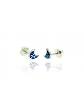 Pendientes Luna Gaudí Trencadís Blue  