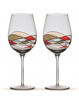 Two Wine Glasses Gaudi Terra