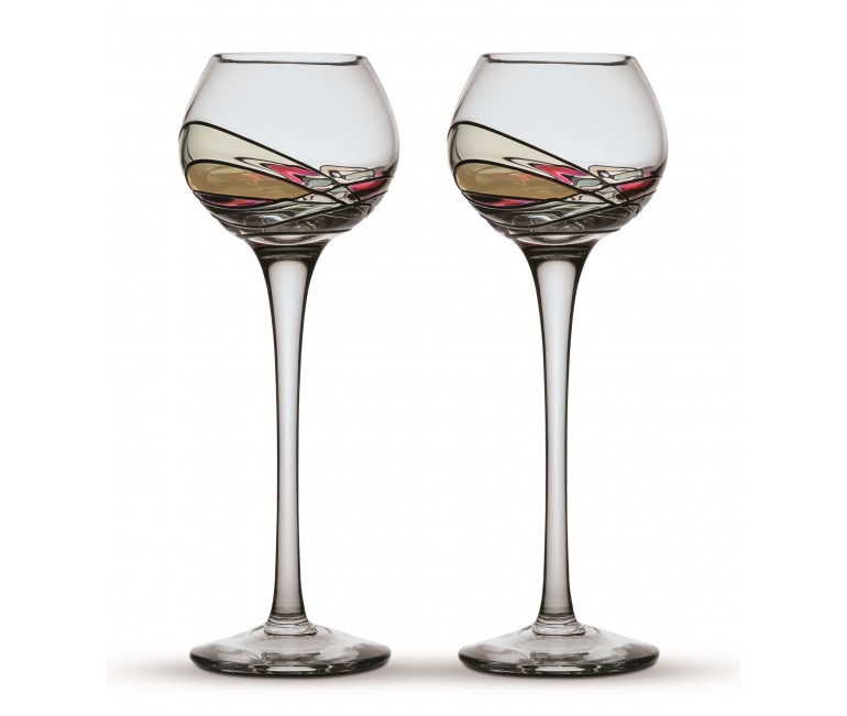 Two Grappa Glasses Gaudi Terra