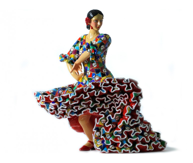 Trencadis Spanish Flamenco Dancer