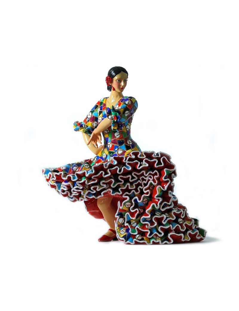 Danseuse de Flamenco Trencadís Gaudí