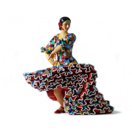 Danseuse de Flamenco Trencadís Gaudí