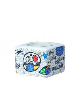 Ceramic Candleholder Barcelona Miro Inspiration