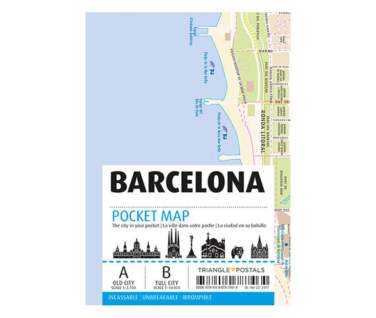 Barcelona Pocket Map - Unbreakable