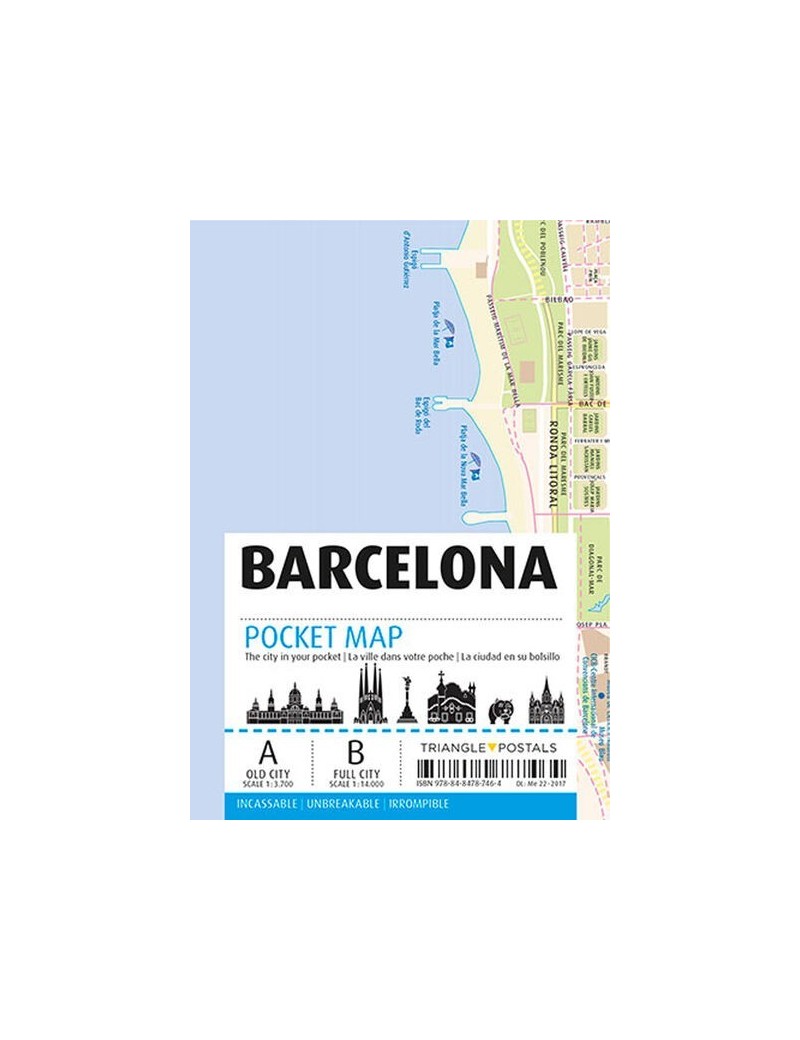 Mapa de bolsillo de Barcelona - Irrompible