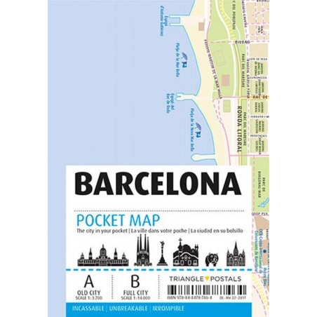 Barcelona Pocket Map - Unbreakable