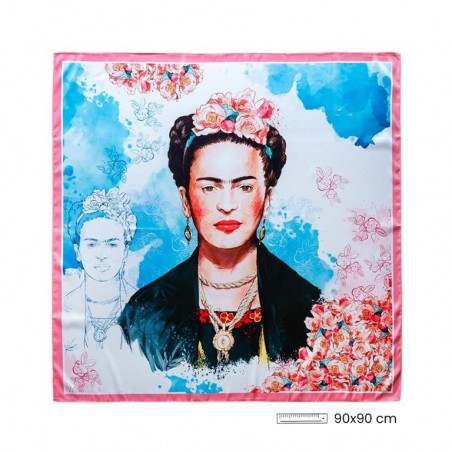 Foulard imprimé Frida Khalo