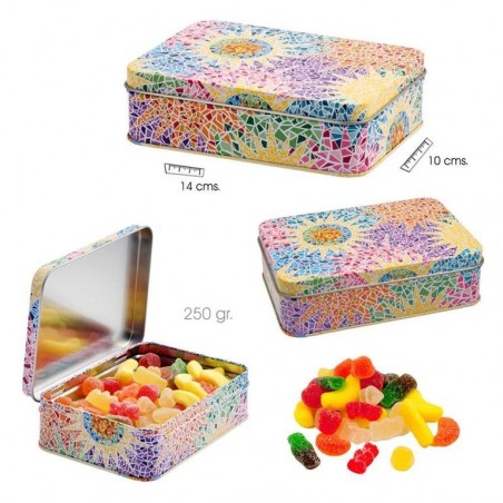Jelly Candies in a Tin Box Gaudi Multicolour
