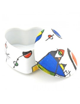 Boîte à bijoux coeur Miró Inspiration