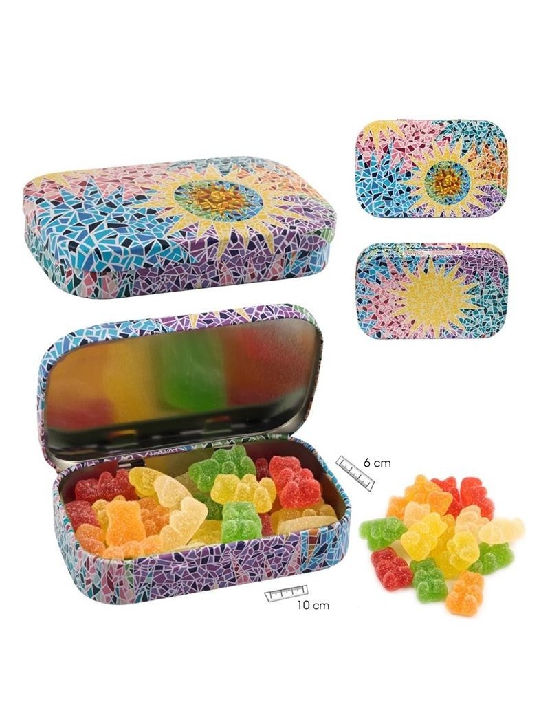 Gummy bears in a Tin Box Gaudi Multicolour