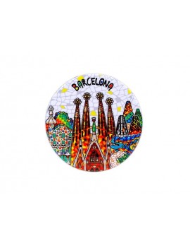 Posavasos cerámica Gaudí Barcelona