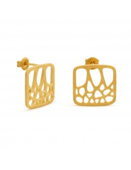 Gaudi Pedrera Golden Earrings