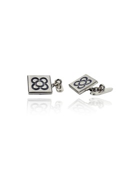 Cuff Links Flower Panot...